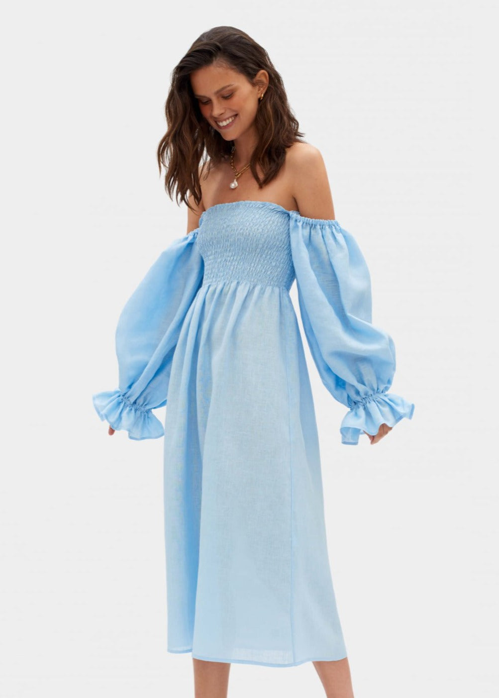 Atlanta Linen dress by Sleeper – MARQUE