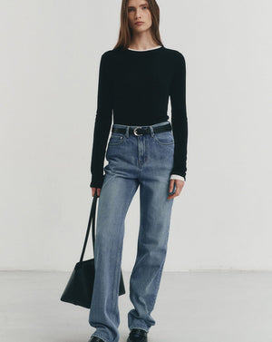 Blue straight jeans from Dunst