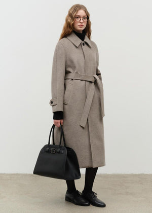 Belted coat by Dunst