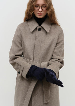 Belted coat by Dunst