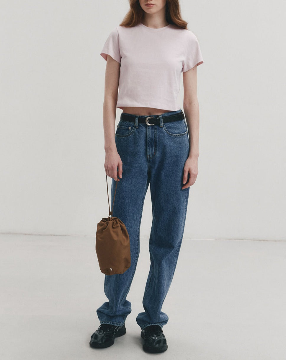 Cropped T-shirt by Dunst