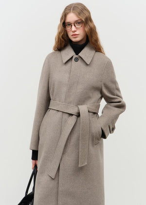 Belted coat by Dunst