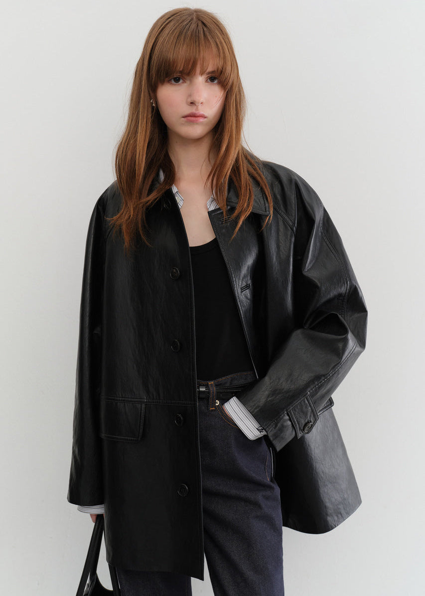 Піджак з еко шкіри від Dunst