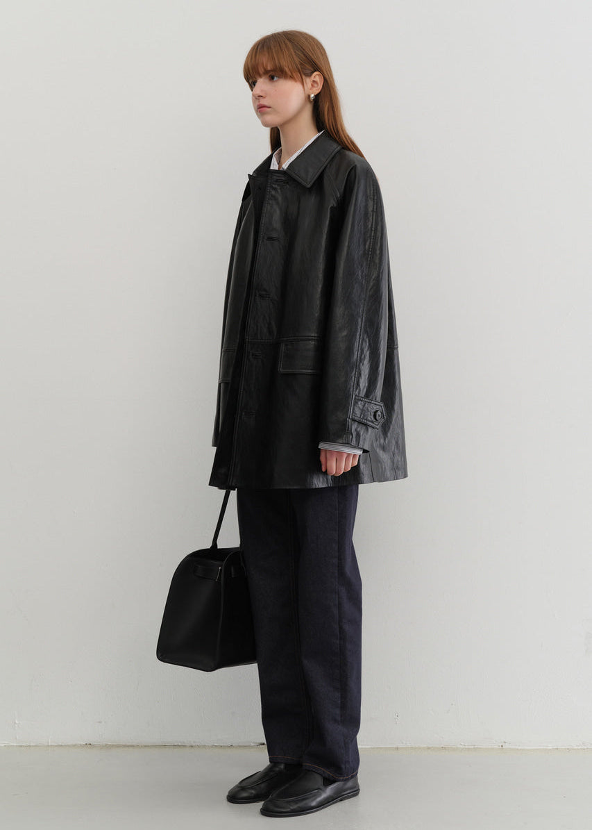 Піджак з еко шкіри від Dunst