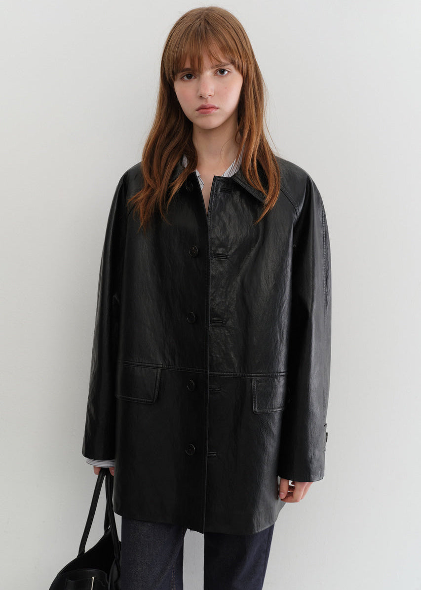 Піджак з еко шкіри від Dunst