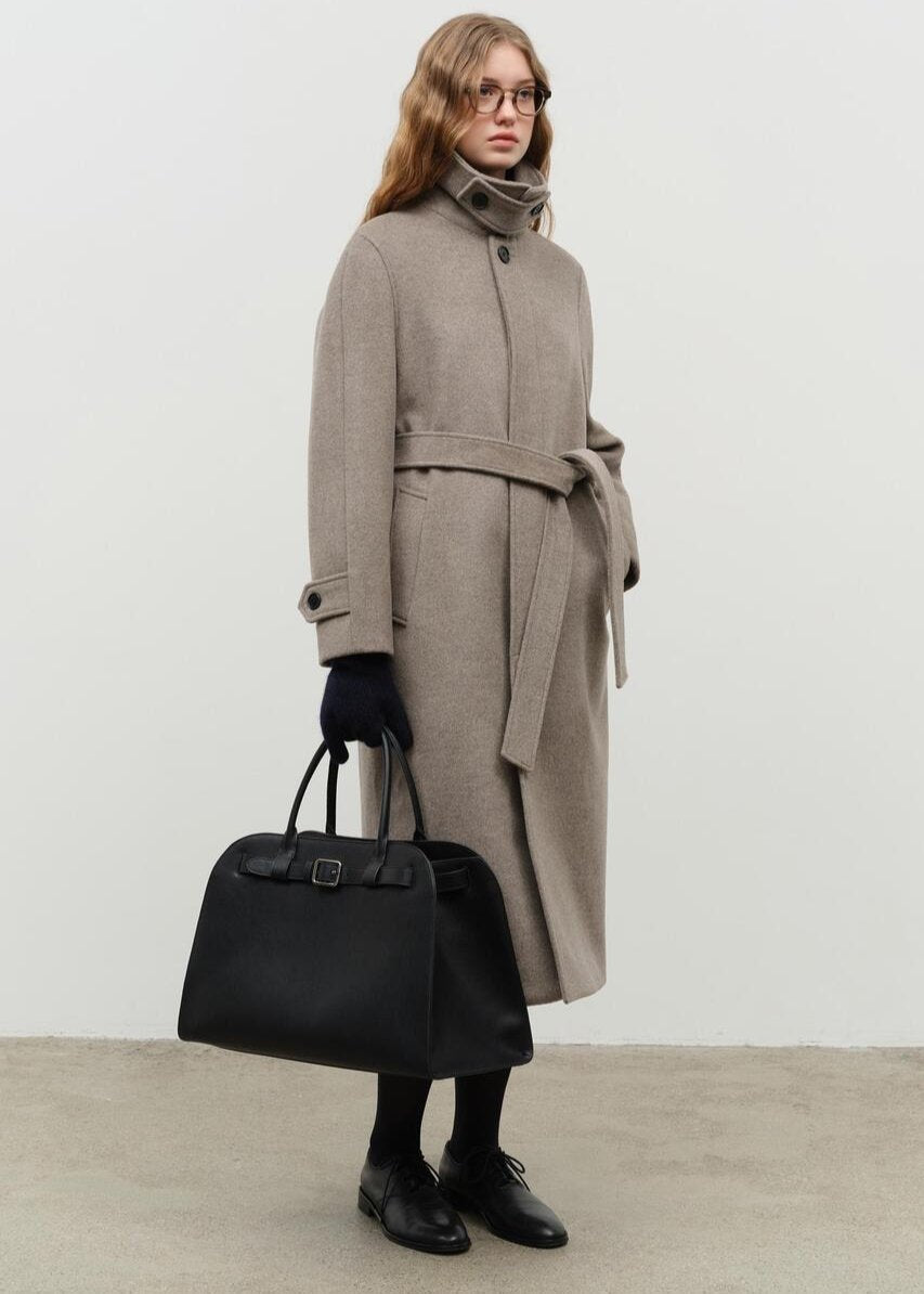 Belted coat by Dunst