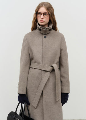 Belted coat by Dunst