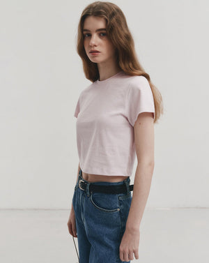 Cropped T-shirt by Dunst