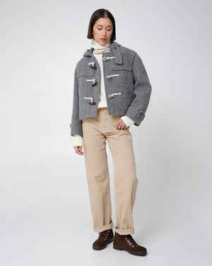 Shortened duffle coat by Dunst