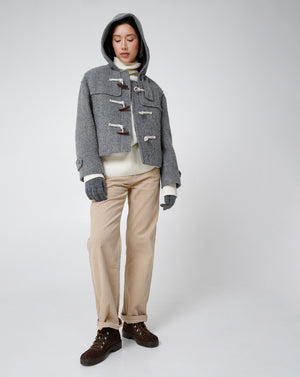 Shortened duffle coat by Dunst