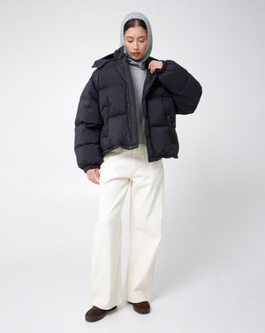 Down jacket with a hood from Dunst