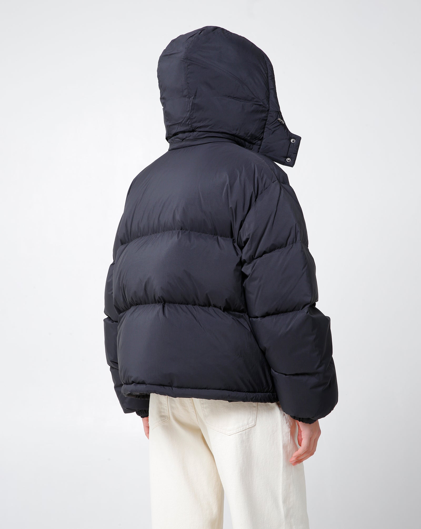 Down jacket with a hood from Dunst