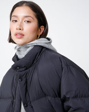 Down jacket with a hood from Dunst