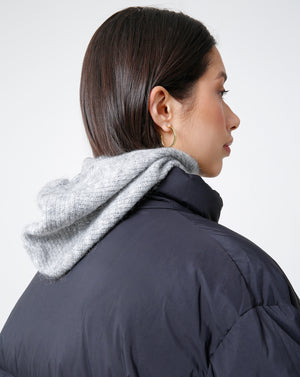 Down jacket with a hood from Dunst