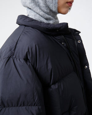 Down jacket with a hood from Dunst