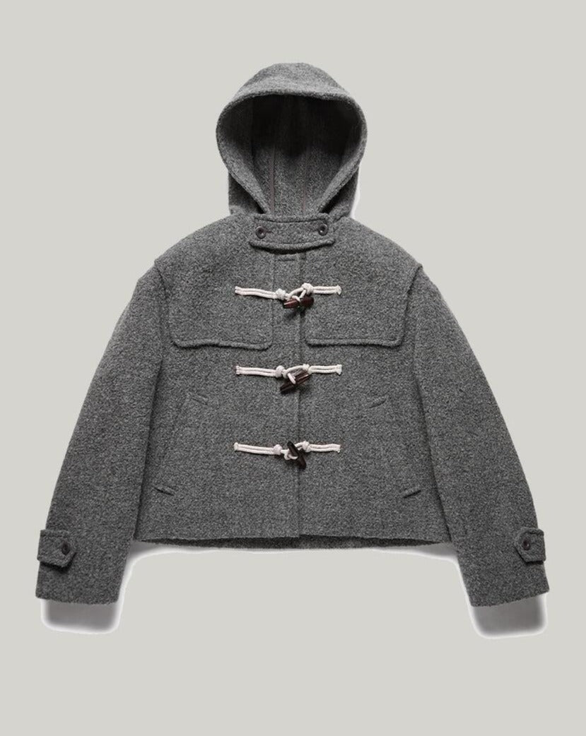 Shortened duffle coat by Dunst