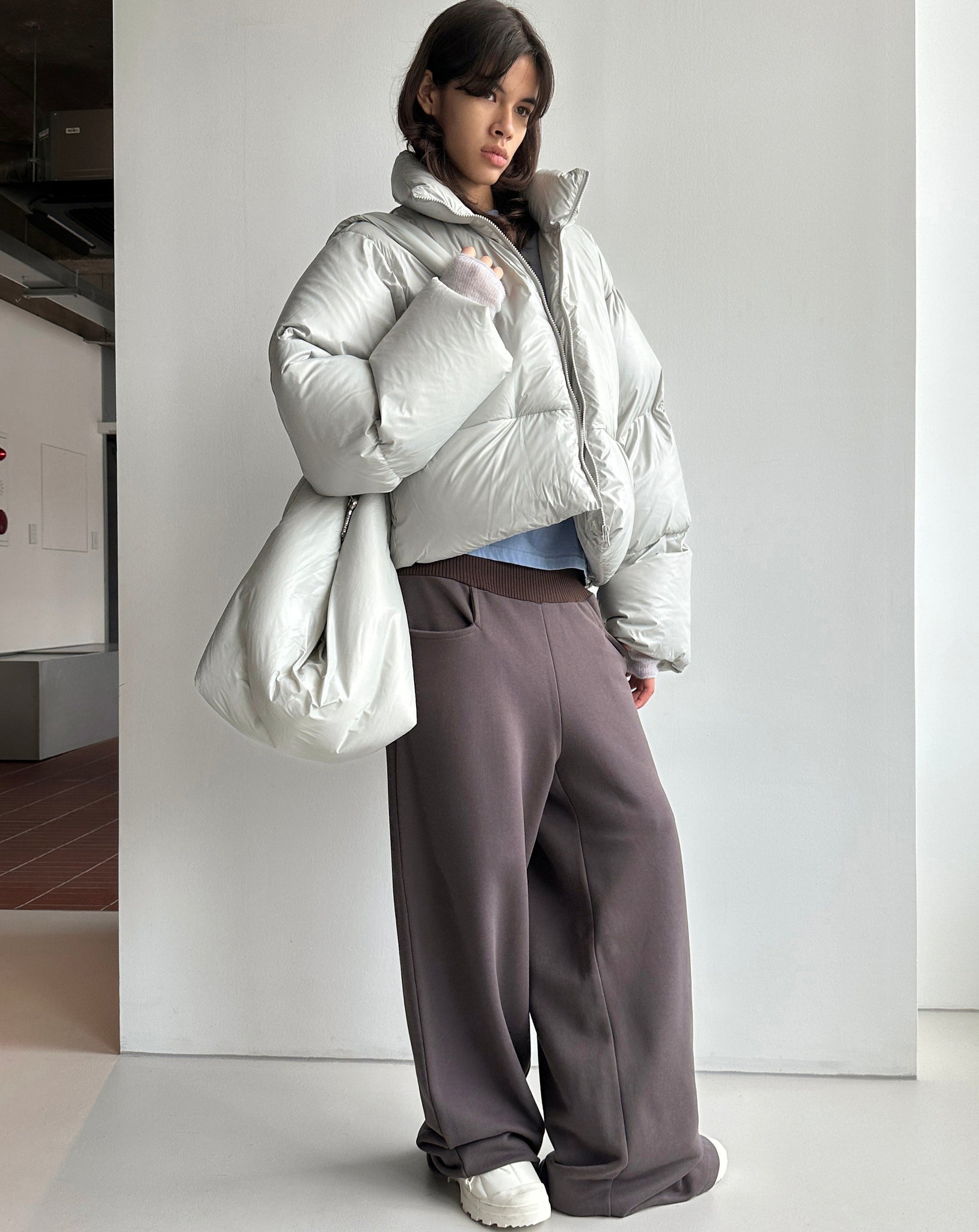 Voluminous down jacket from Low Classic