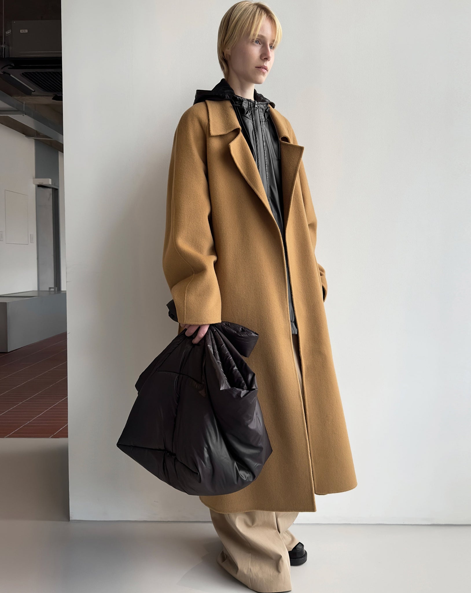 Belted coat by Low Classic