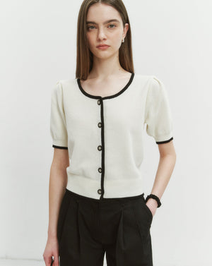 Cardigan with short sleeves from Dunst
