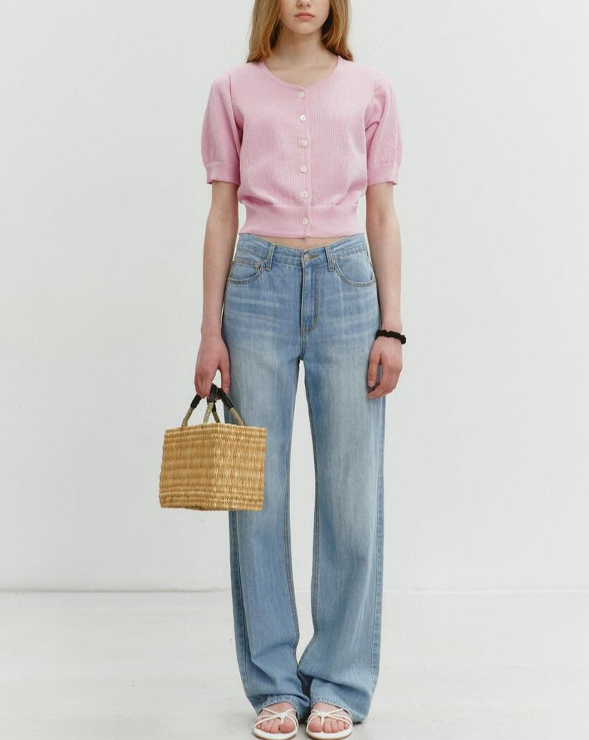 Slim jeans with linen by Dunst