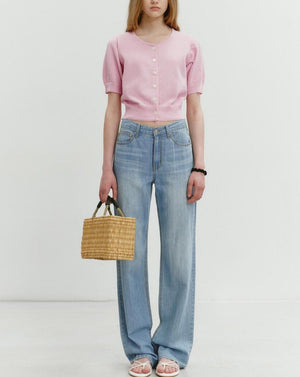 Slim jeans with linen by Dunst