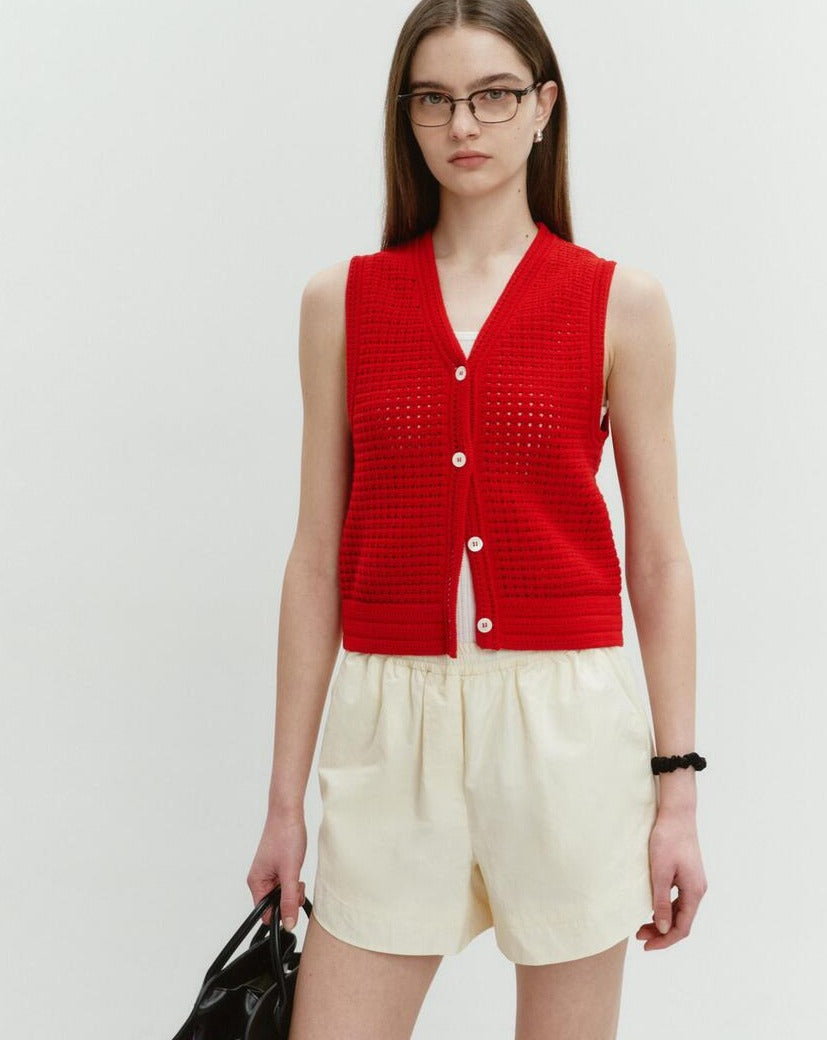 Knitted vest by Dunst
