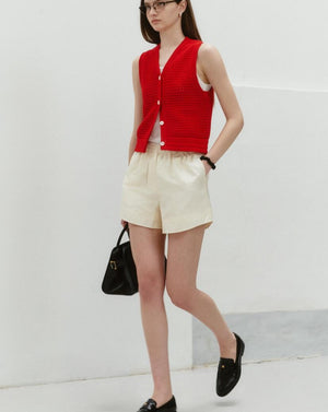 Knitted vest by Dunst