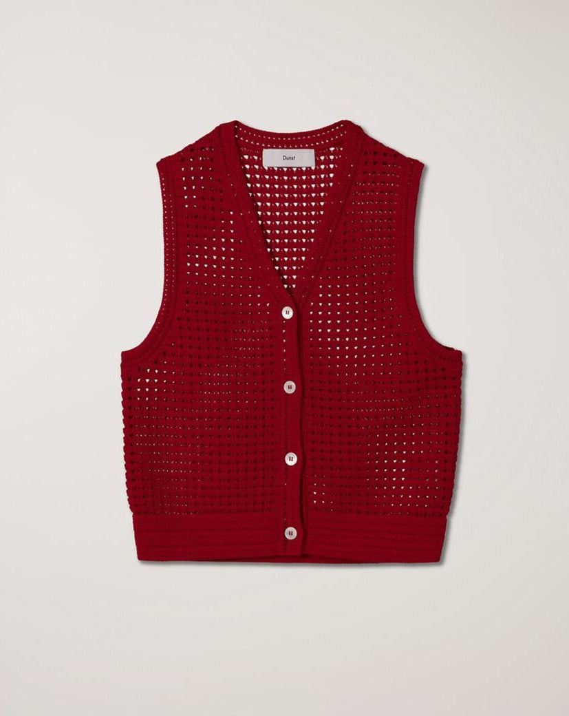 Knitted vest by Dunst