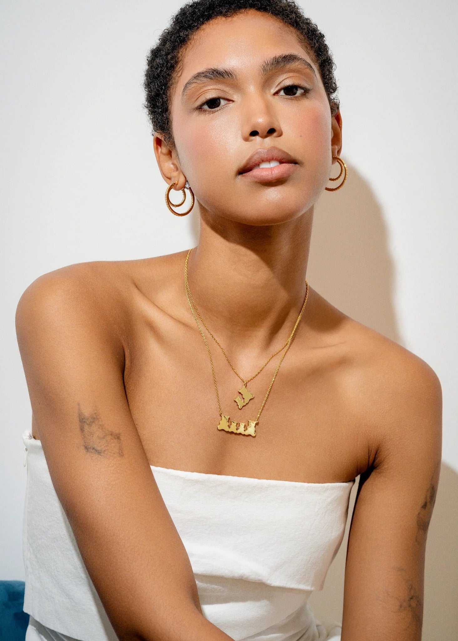 Bear Fam necklace by Crystal Haze