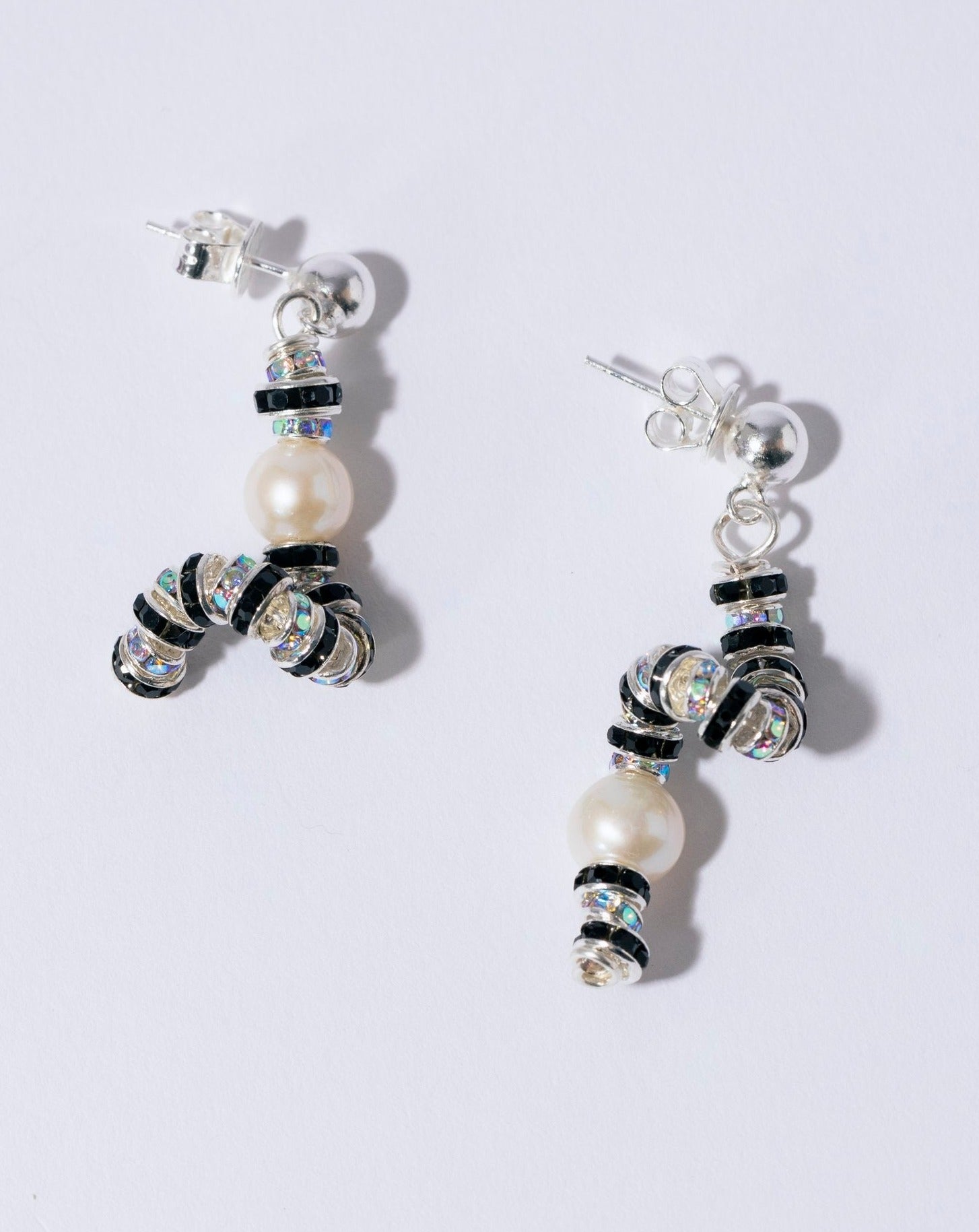 Сережки Tiny Zebra Snakes від Pearl Octopuss.y