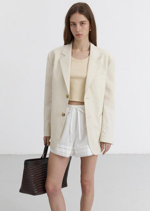 Linen jacket from Dunst