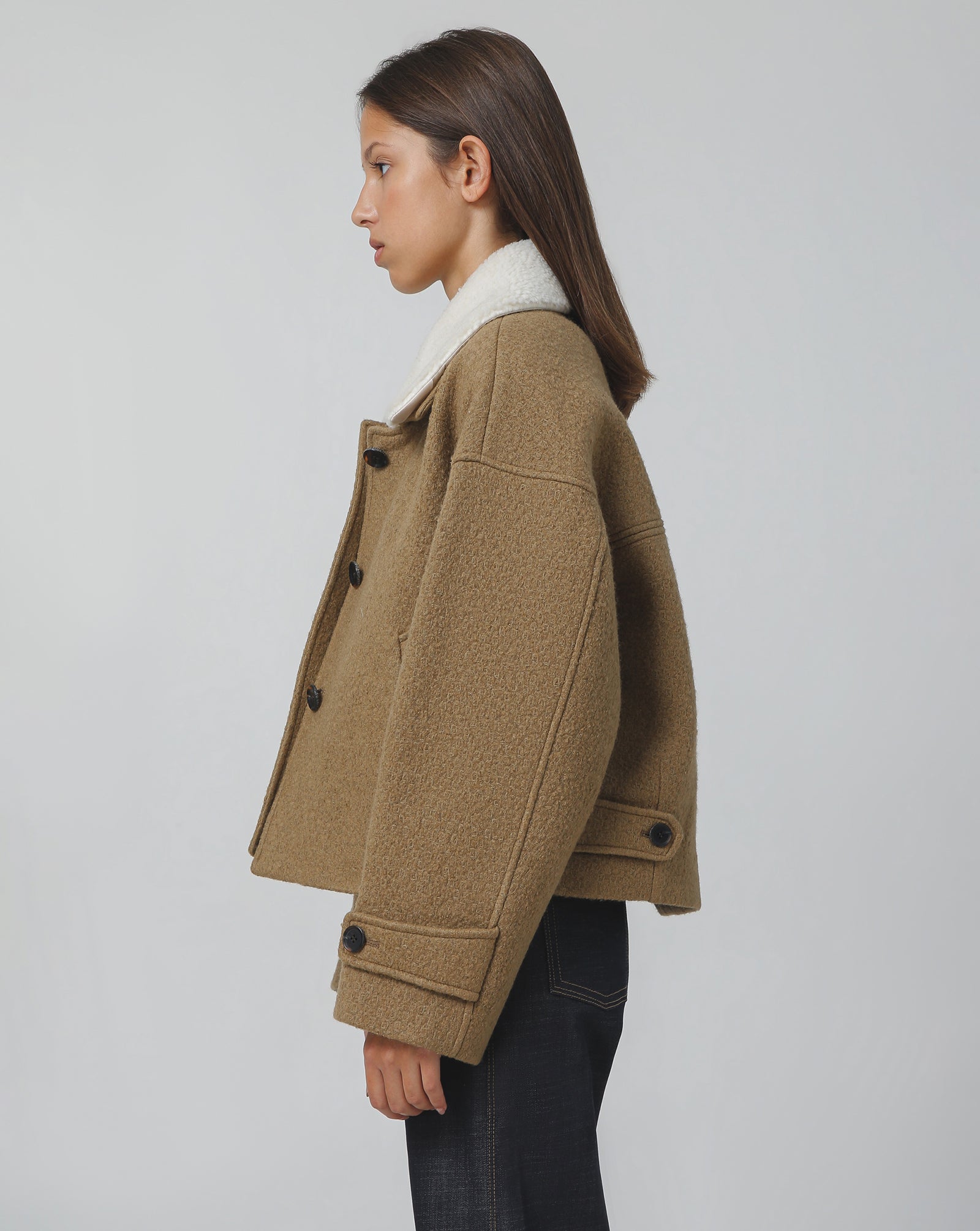 Cropped coat by Raive