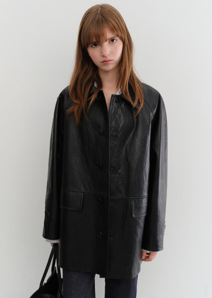 Піджак з еко шкіри від Dunst