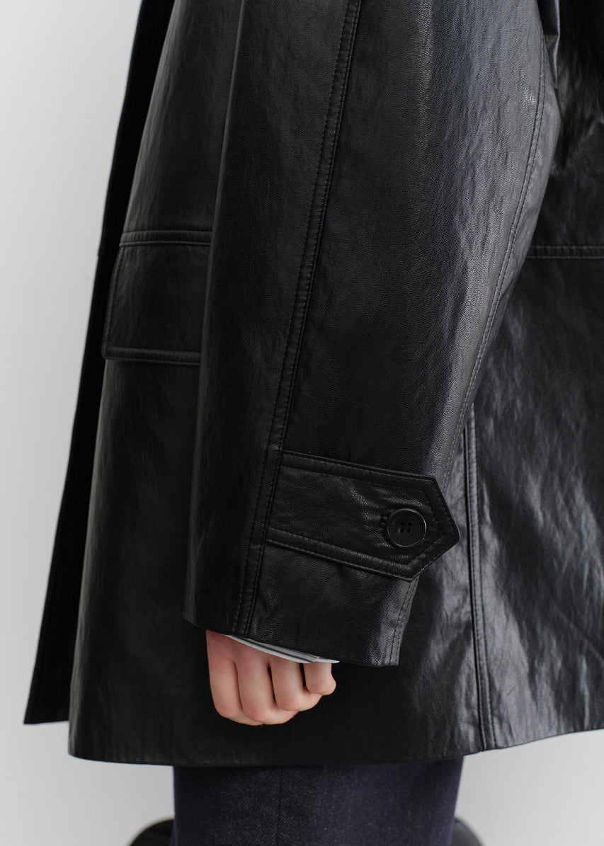 Піджак з еко шкіри від Dunst