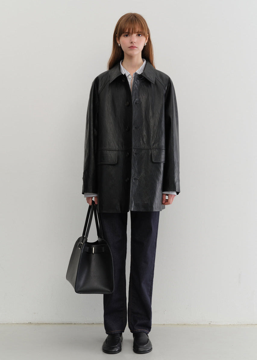 Піджак з еко шкіри від Dunst