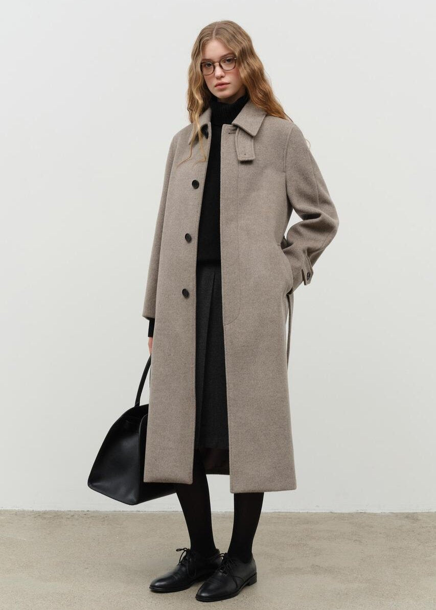 Belted coat by Dunst