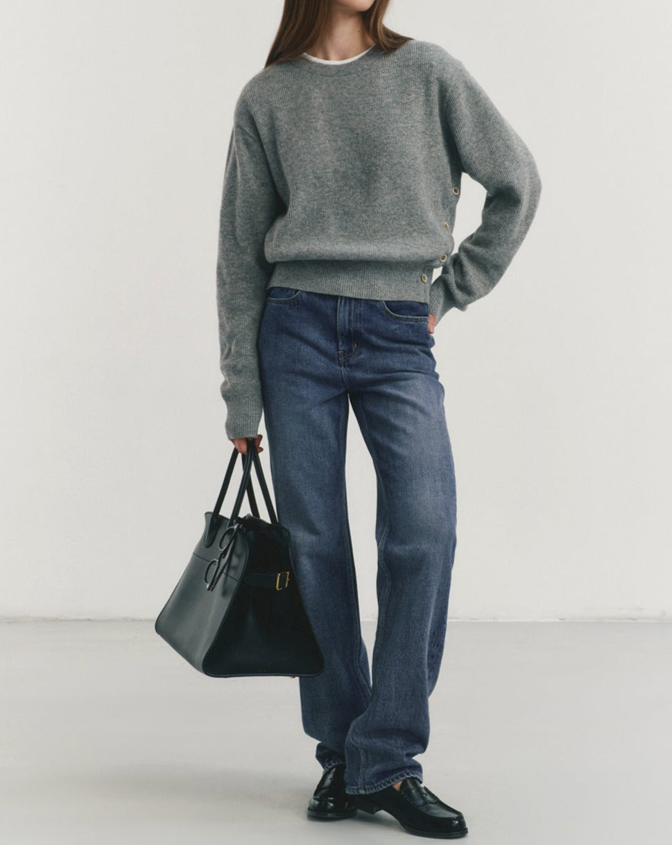 Blue straight jeans from Dunst