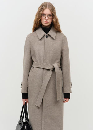 Belted coat by Dunst