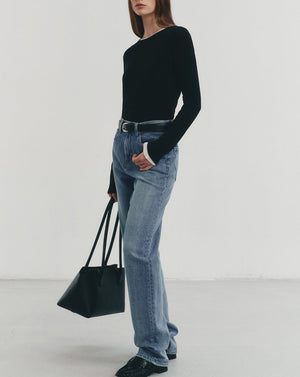 Blue straight jeans from Dunst