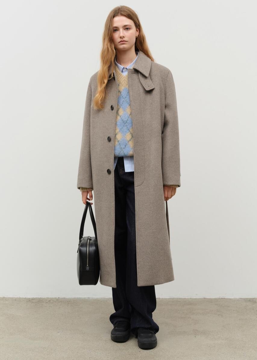 Belted coat by Dunst