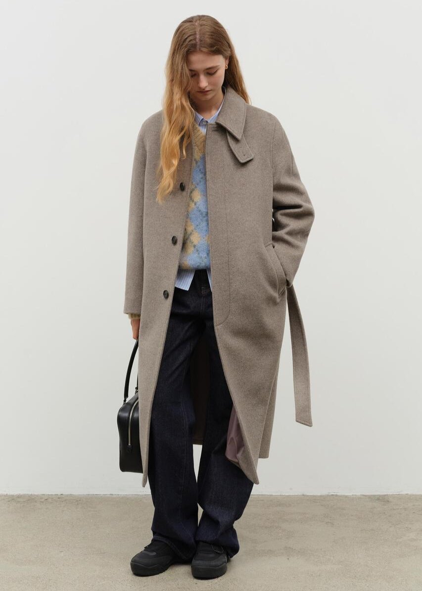 Belted coat by Dunst