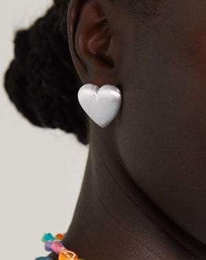 Chrome Heart Silver earrings by Crystal Haze