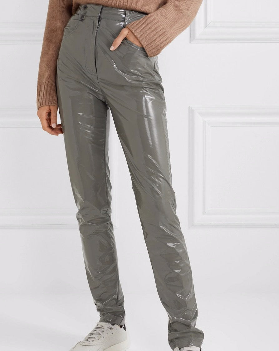 Narrow pants 'Tech Patent' from Tibi