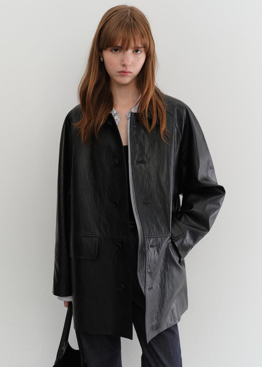 Піджак з еко шкіри від Dunst