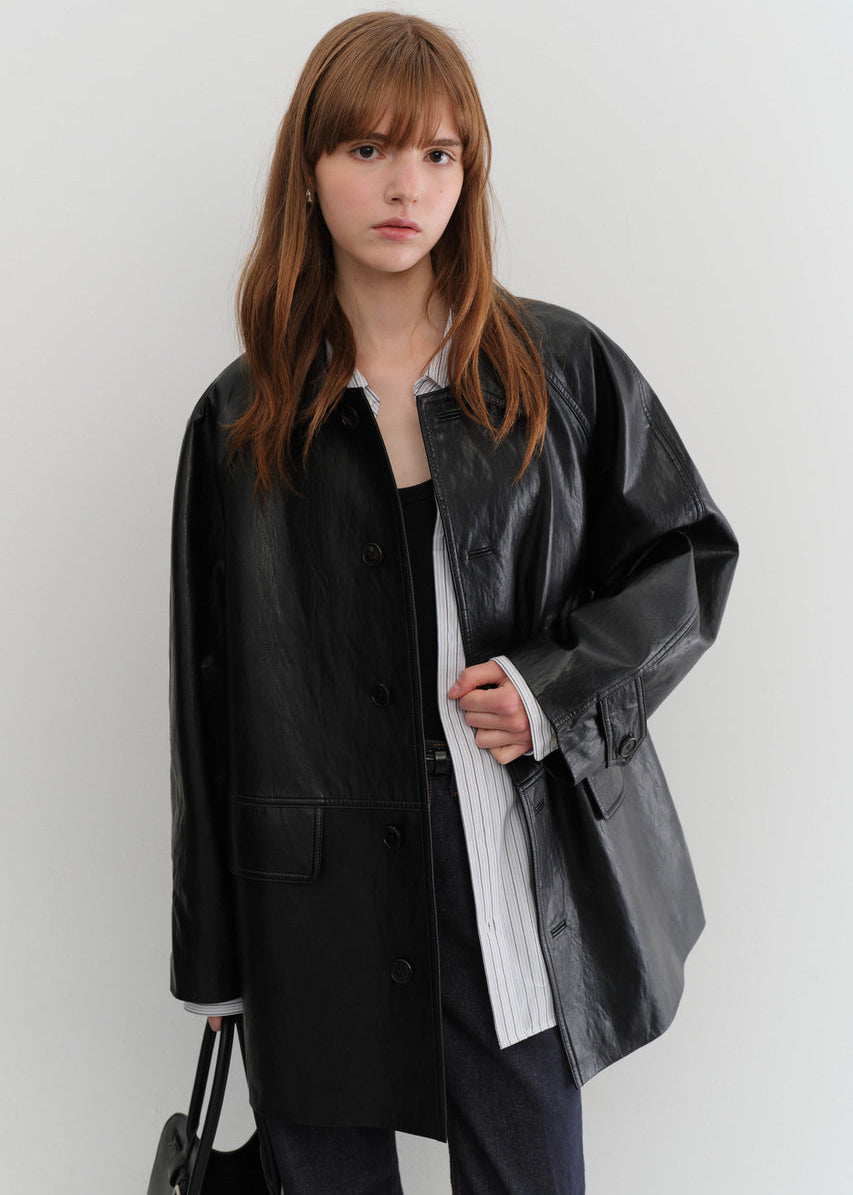 Піджак з еко шкіри від Dunst