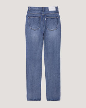 Блакитні прямі джинси від Dunst