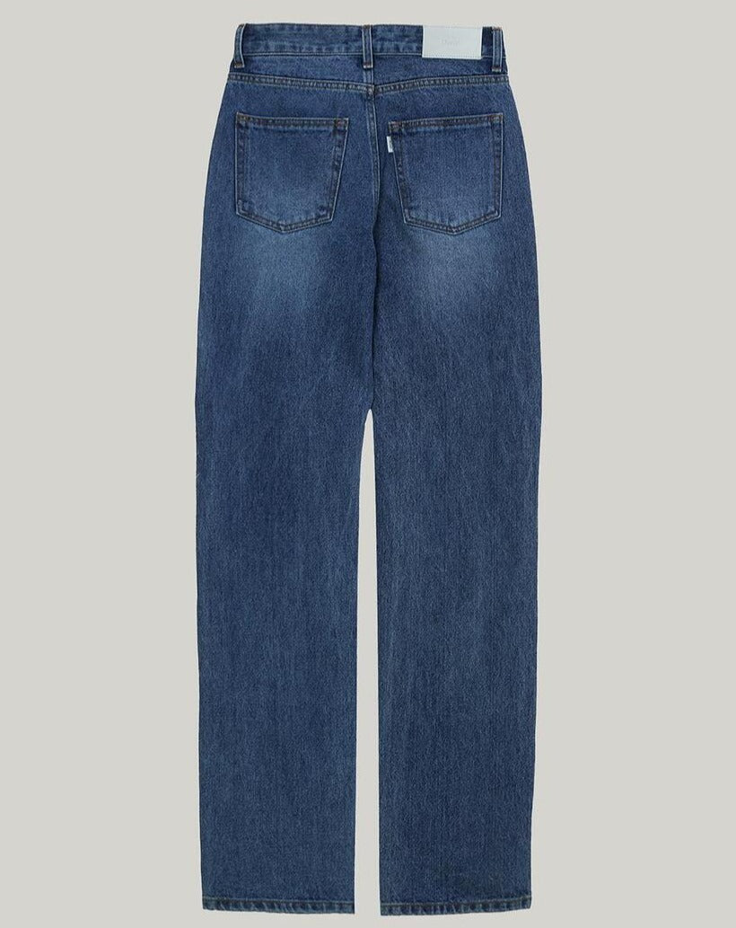 Сині прямі джинси від Dunst