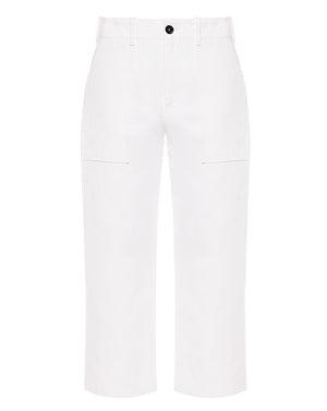 Білі укорочені штани від Jejia